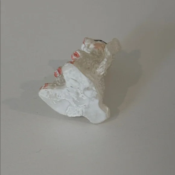 Vintage collectible long eared Bunny Figurine mini resin rabbit Easter decor - Picture 8 of 10